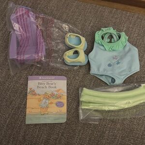 NEW in Box - American Girl Bitty Baby Tropical Waves Beach Swim Set - Retired
